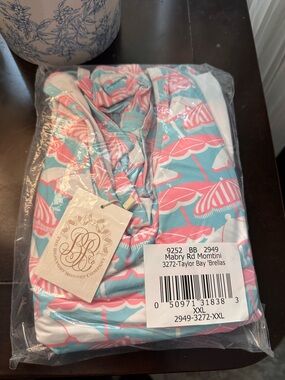 The Beaufort Bonnet Company Bay ‘Brellas Pink & Aqua Floral Swimwear